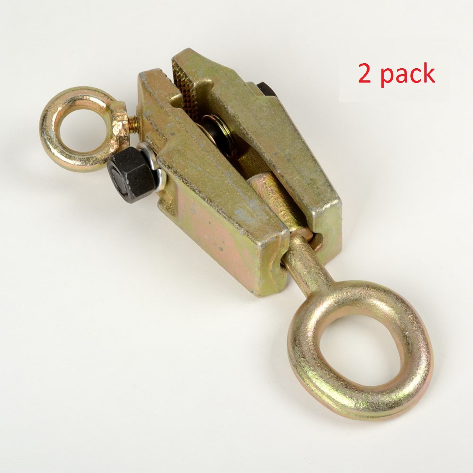 (2pc) 5 Ton 2-Way Self-Tightenin​g Frame & Body Repair Small Mouth Pull Clamp