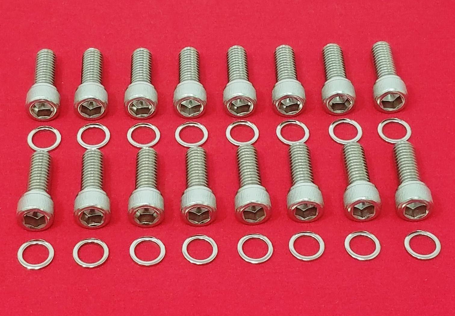 FORD VALVE COVER STAINLESS ALLEN BOLTS KIT 351C 351M 400M 351 COBRA JET BOSS SET