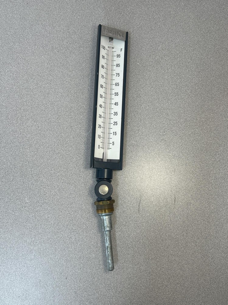 Trerice Industrial Thermometer 0-100 Degrees Ferenheit