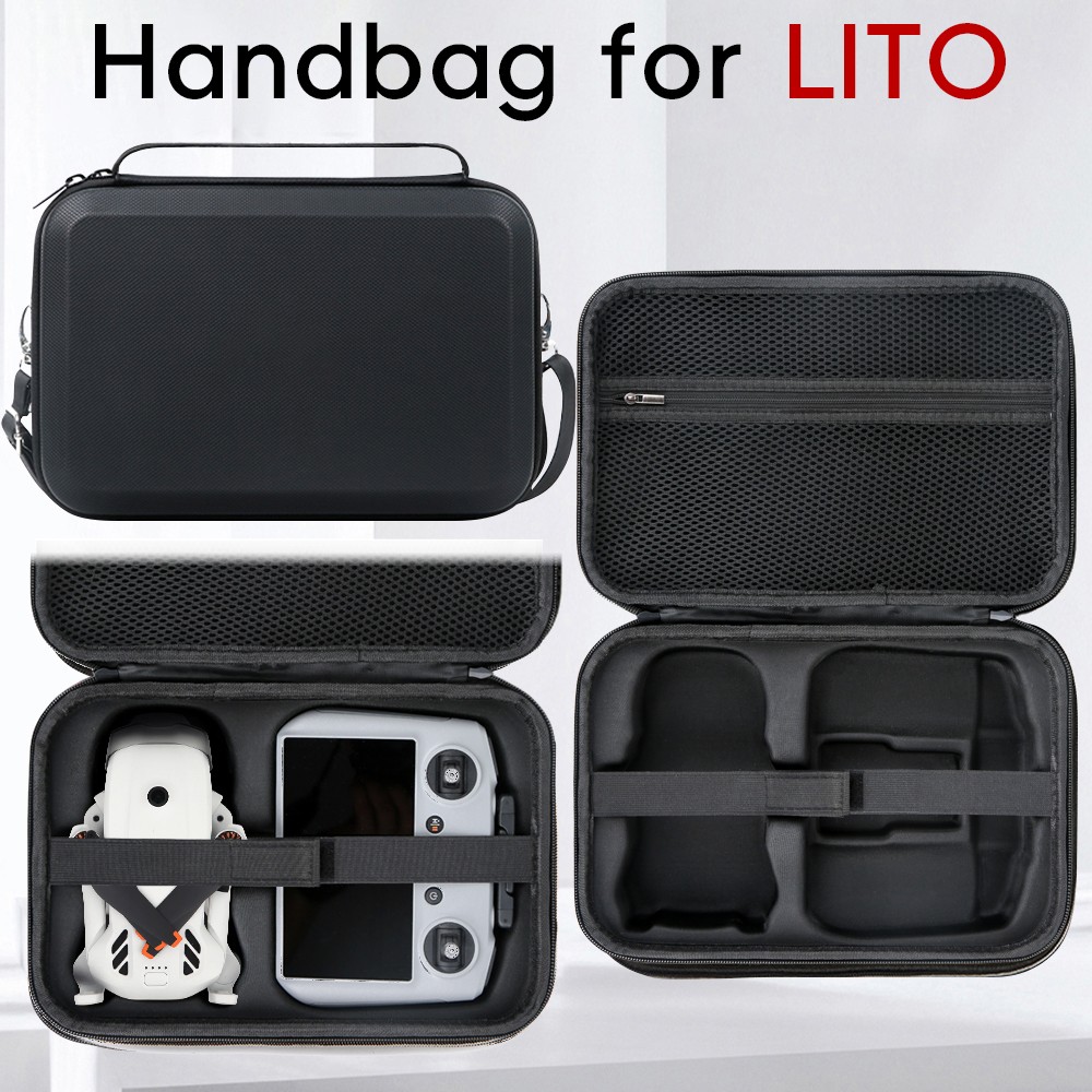 Storage Shoulder Bag Carrying Travel Case for DJI Lito Drone RC 2 Remote Control