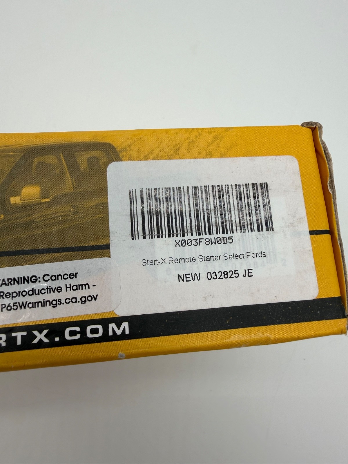 Start-X Remote Starter Kit For Select Ford Vehicles - X003F8W0D5 - New Open Box