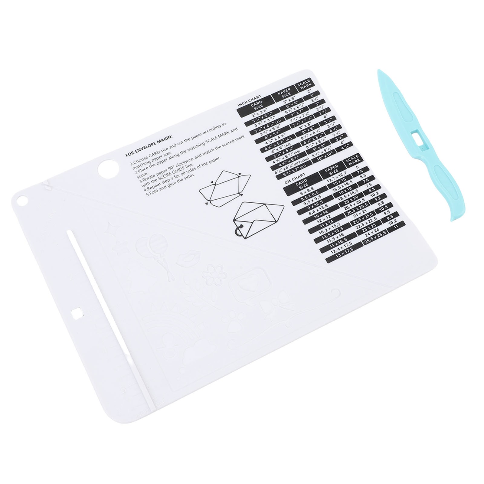 Scoring Board Multi Purpose Versatile Tool For Card Making