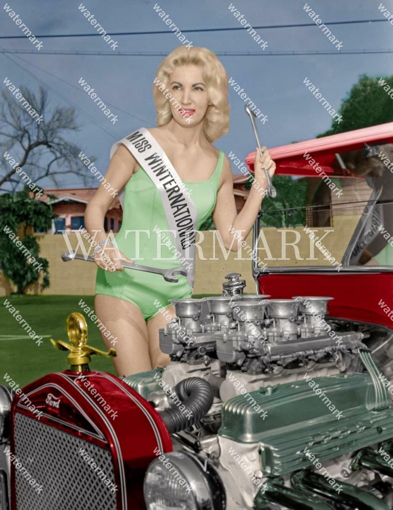 DF828 Miss Winternationals NHRA Drag Funny 8x10 11x14 16x20 Colorized Photo