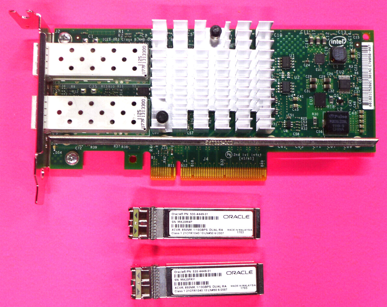 Genuine Sun Microststems E69818 10Gpbs Dual Port Network Adapter E70856-007