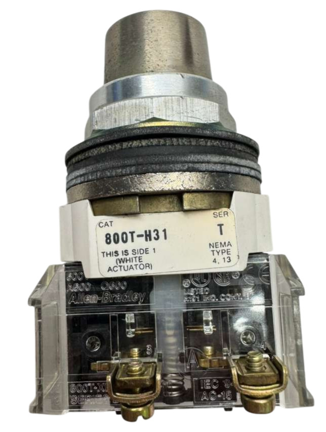 Allen-Bradley 800T-H31 Maintained 30mm Selector Switch 2 Position *Please Read*