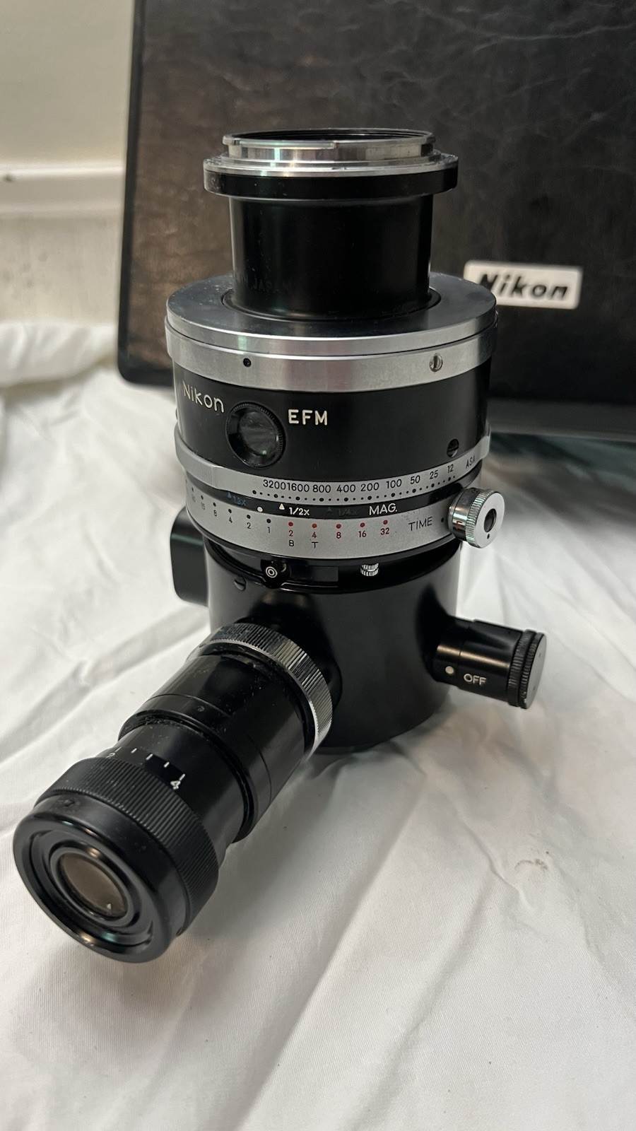 Nikon EFM 43611 Microscope Adapter for 35mm Cameras- Incomplete Untested