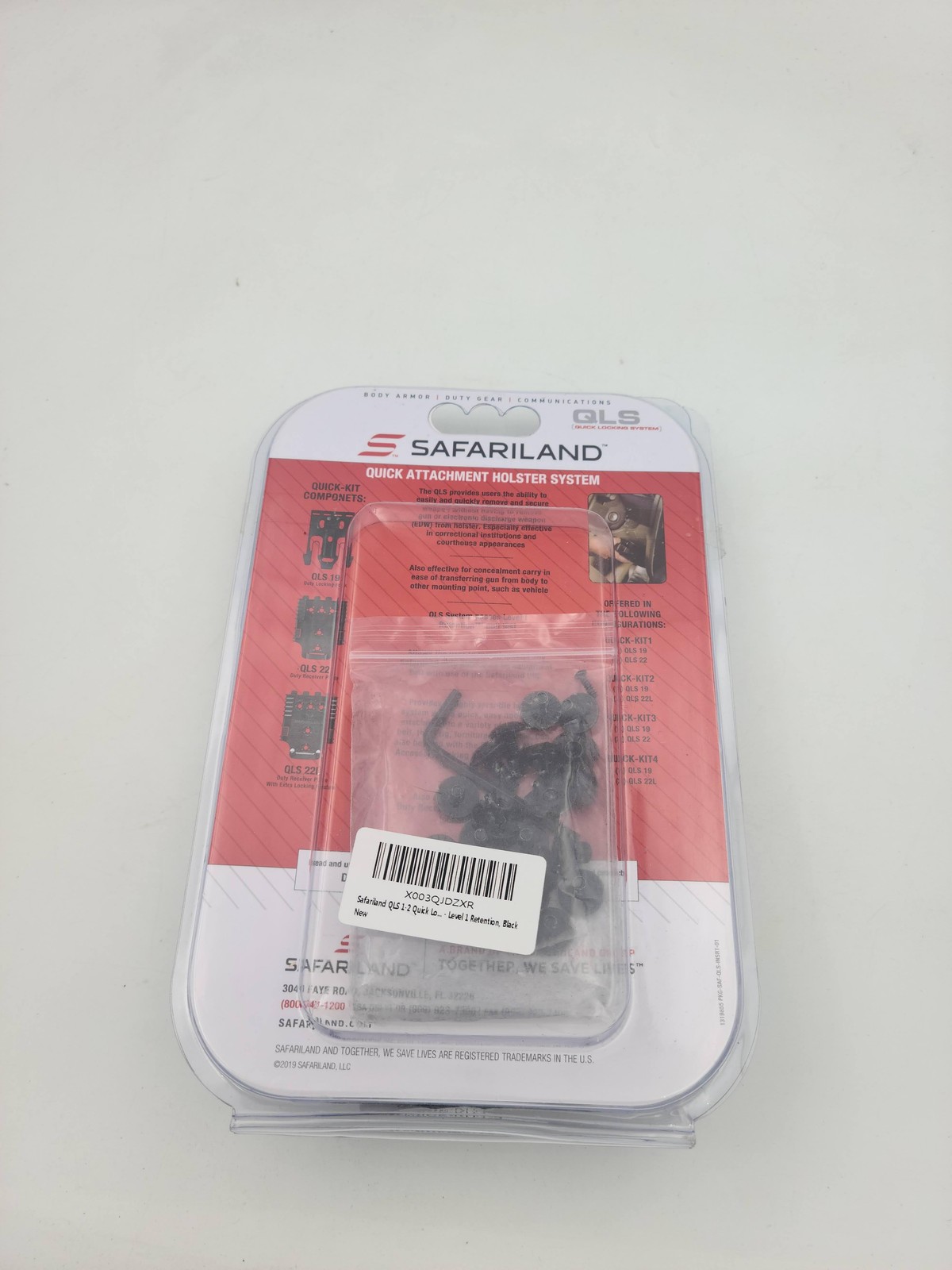 Safariland Quick Attachment Holster System Kit QLS Quick-Kit1-2 Black New USA