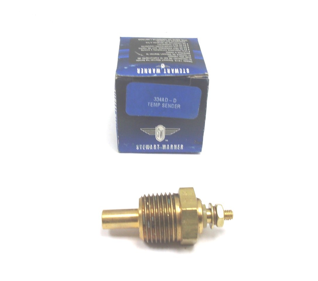 334AD-D NEW OEM STEWART WARNER TEMPERATURE SENSOR 100-280 DEGREE 1/2" NPT 12V