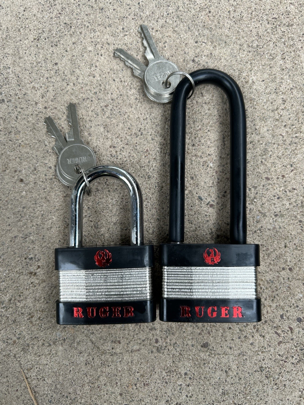 Ruger 5015ANV and 5035A Factory Gun Locks With 2 Keys Each