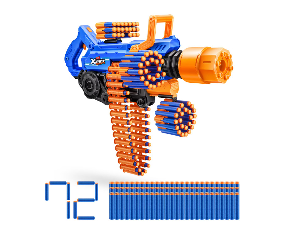 Insanity Smoking Barrel Blaster (72 Darts) Motorized Outdoor Blaster for Ages 8+