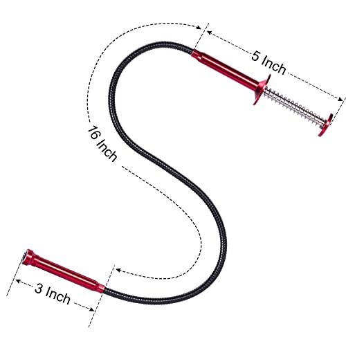 Flexible Magnetic Pickup Tool, 24'' Four Claw Grabber Tool for Engine Bay/Sink