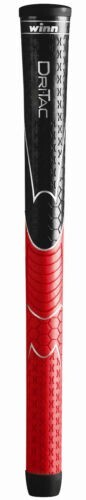 WINN DRI-TAC Black/Red Golf Grips 5DT-BRD in different SETS