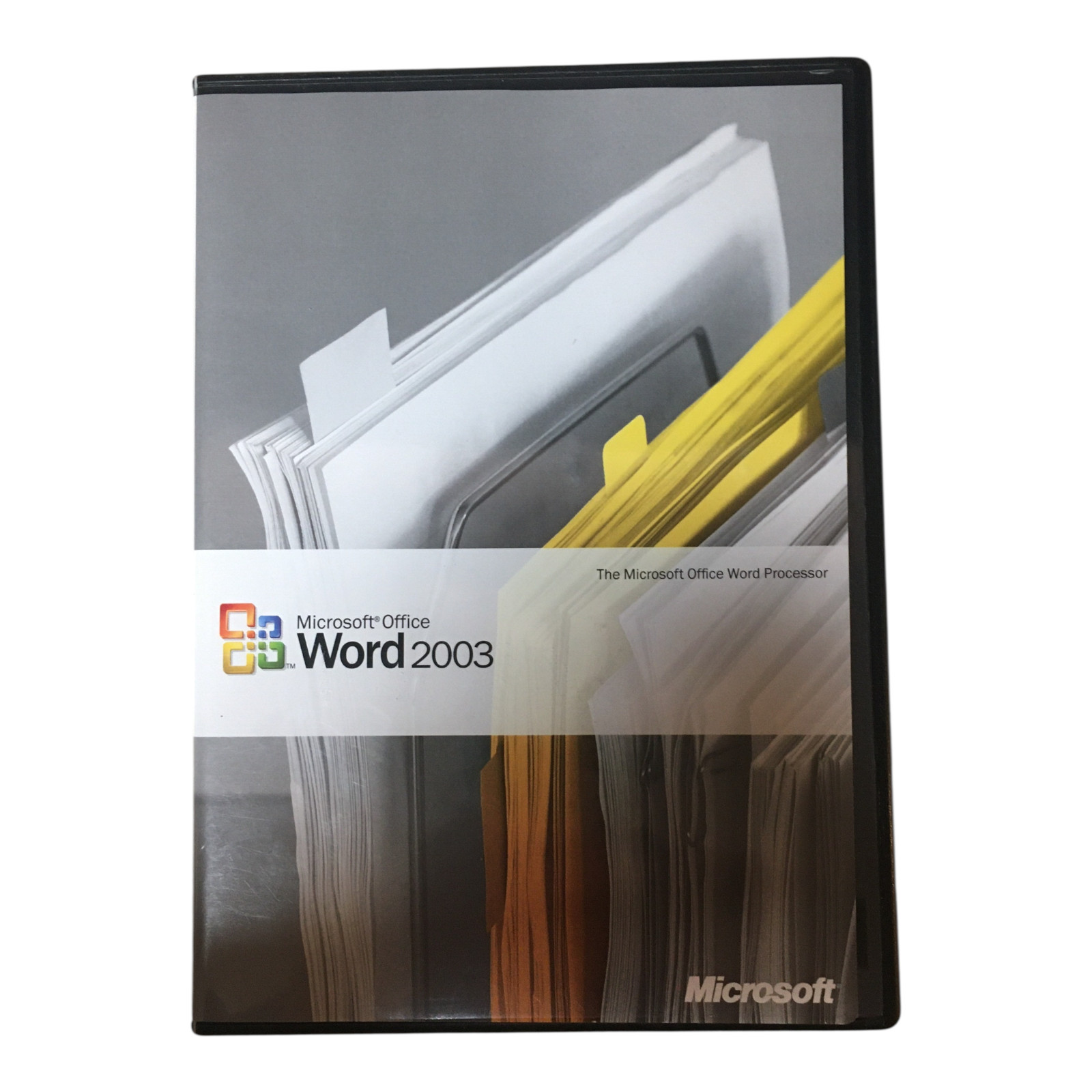 Windows Microsoft Office Word 2003 Retail Version PC CD W/ Key Case Word ONLY
