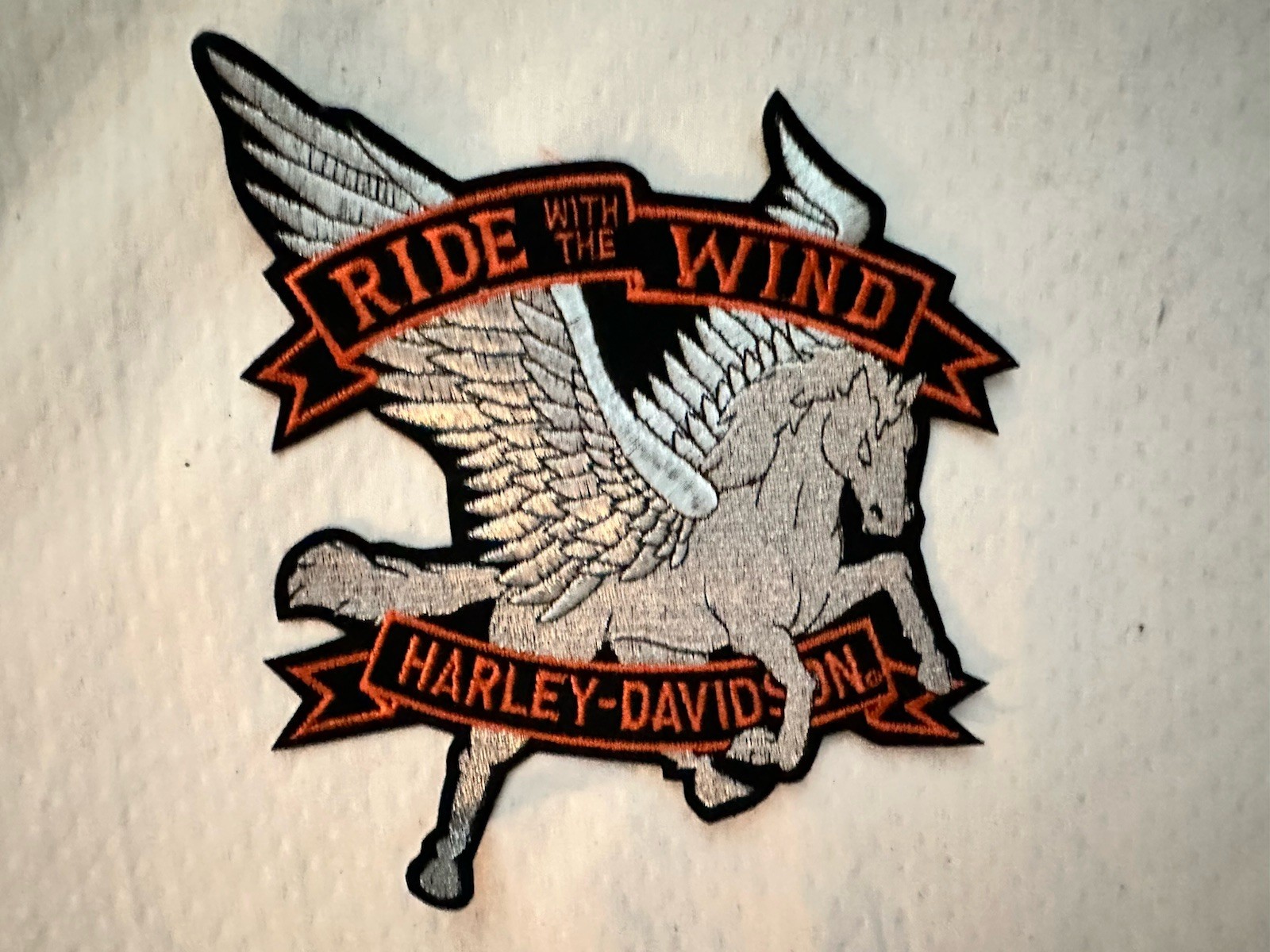 GENUINE Harley Davidson Vintage Patch Very RARE  —Medium— EMBROIDIERED. ORIGINAL