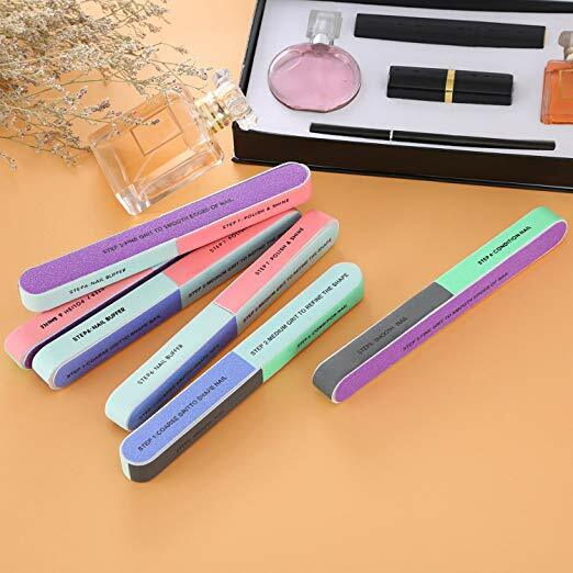 6-Piece Nail File Buffer Set - Manicure & Pedicure Sanding and Polishing Tools