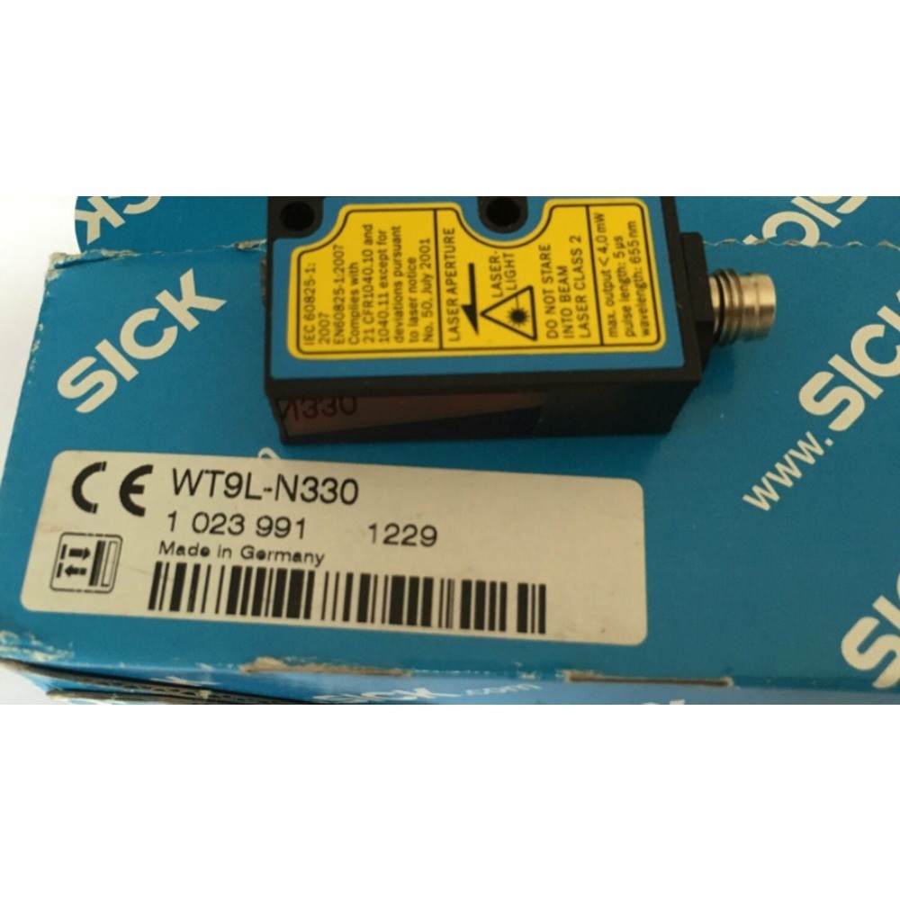 NEW SICK WT9L-N330 PLC PHOTOELECTRIC PROXIMITY SWITCH, NPN M8 60MM FOCUS