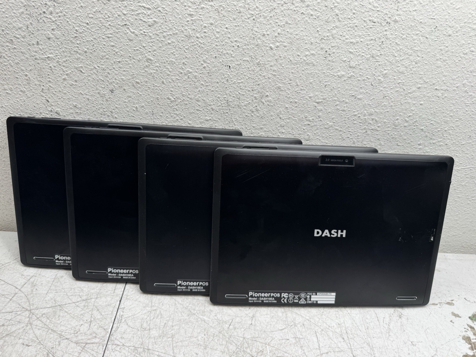 LOT OF 4 PIONEER DASH10EA TABLET PIONEER POS CPODASH-T3 Tablets UNTESTED