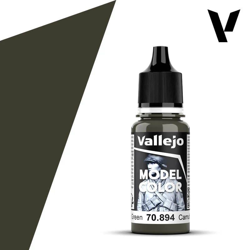 Vallejo Model Color (108) 70.894 Camouflage Olive Green 17ml Bottle