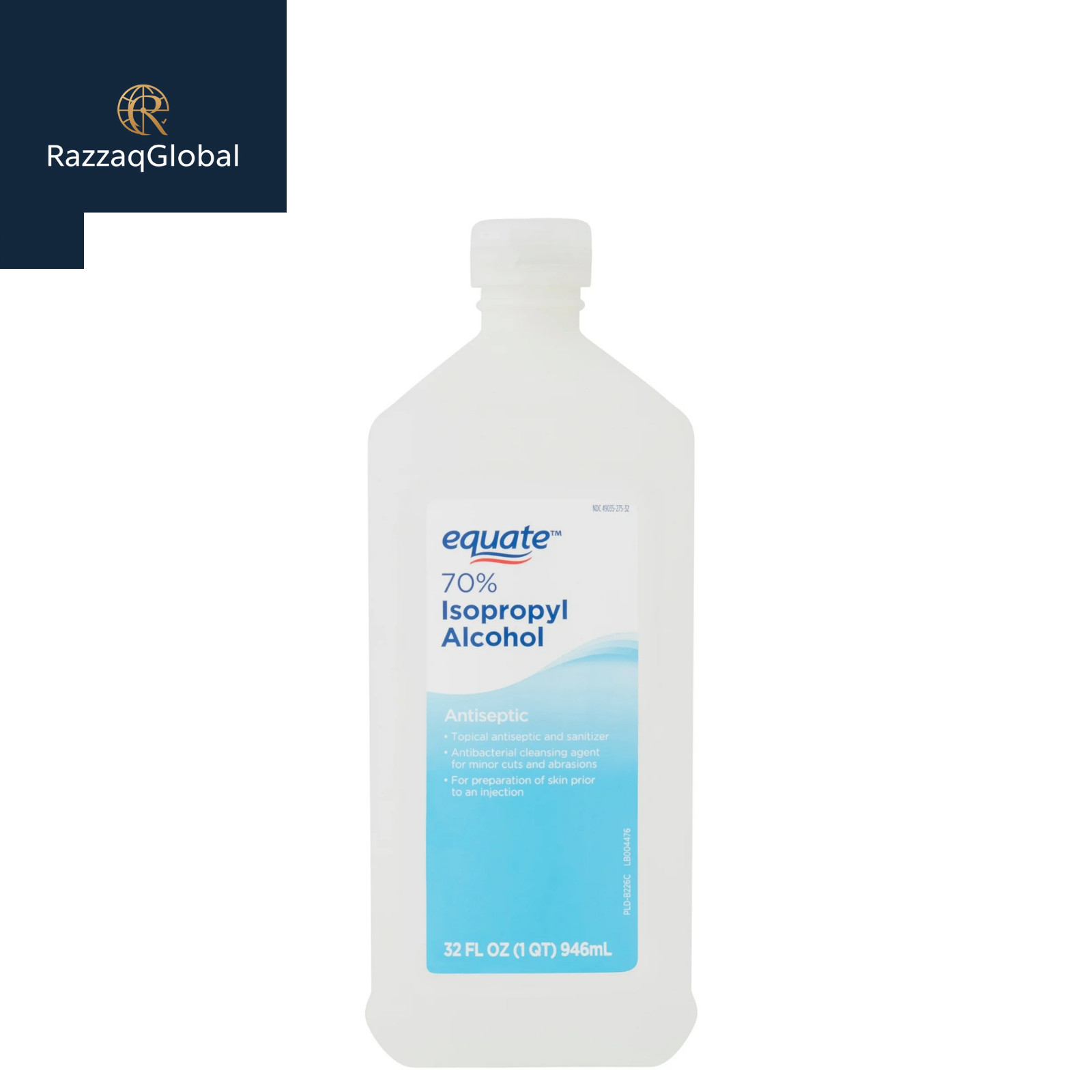 Equate 70% Isopropyl Alcohol Antiseptic, 32 fl oz