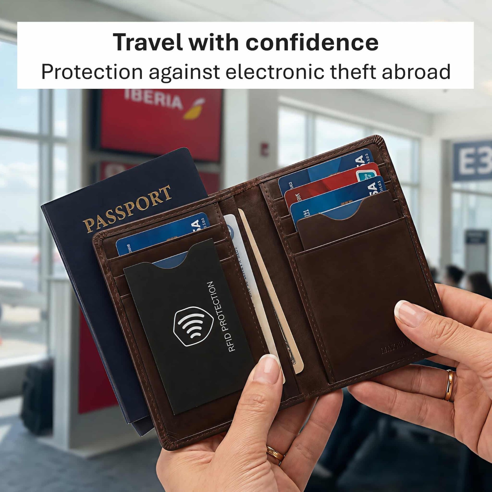 RFID Blocking Sleeves (6 pack) - Slim NCF Protector for Credit Card, Debit, ID