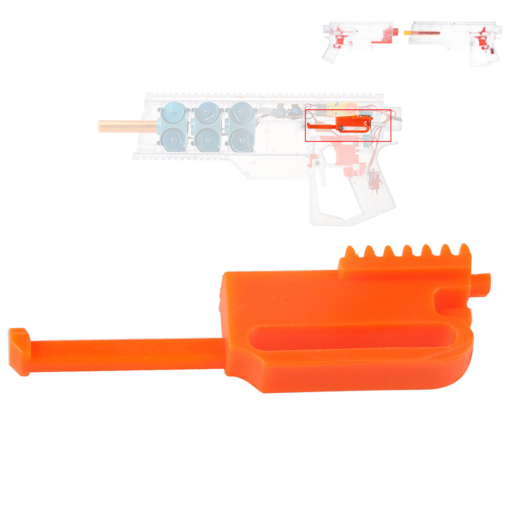 Workermod Fully auto Pusher Rod Plastic Orange for Stryfe /Swordfish / Dominator