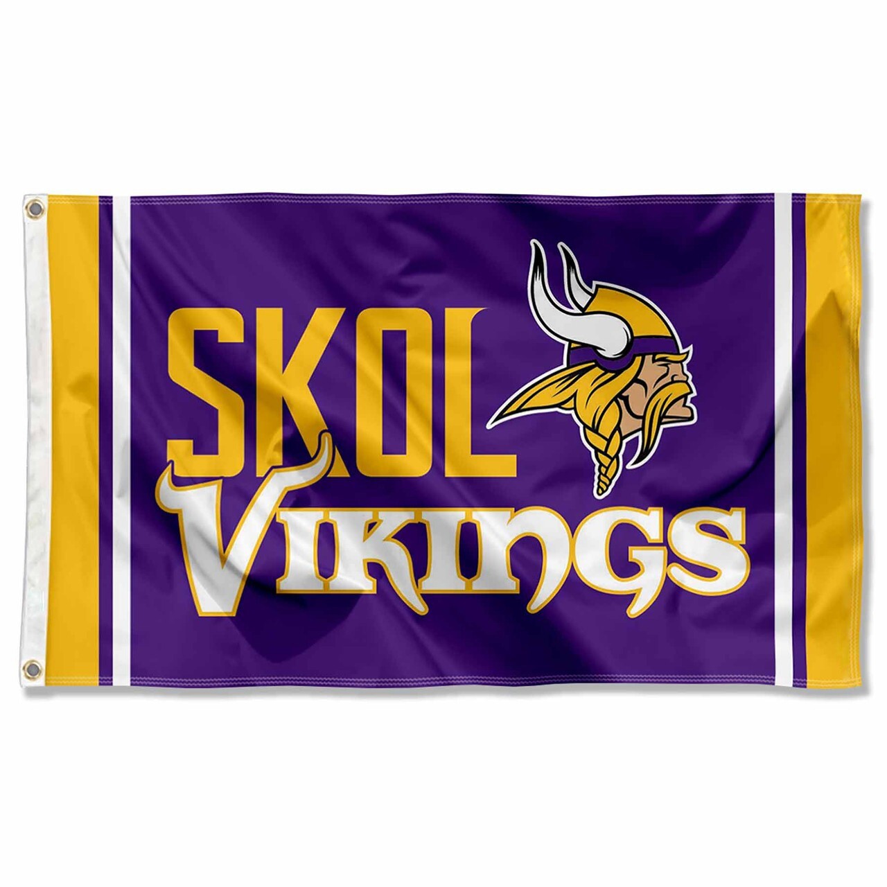 For Minnesota Vikings Football fans 3x5 ft Skol Flag - Ideal NFL Gift Banner