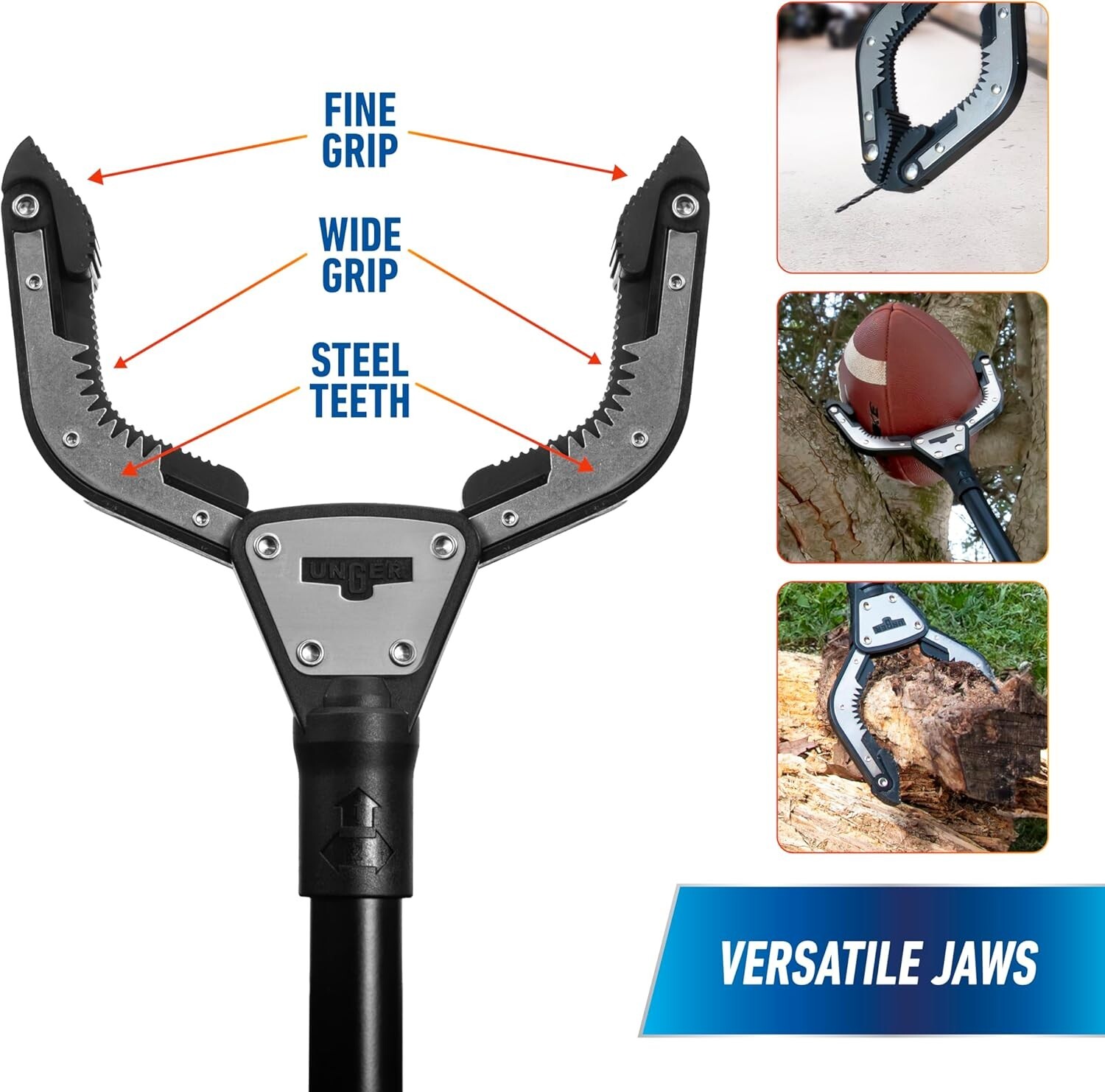 Versatile 42” Claw Grabber Tool - Optimal for Trash Pickup and Yard Cleaning