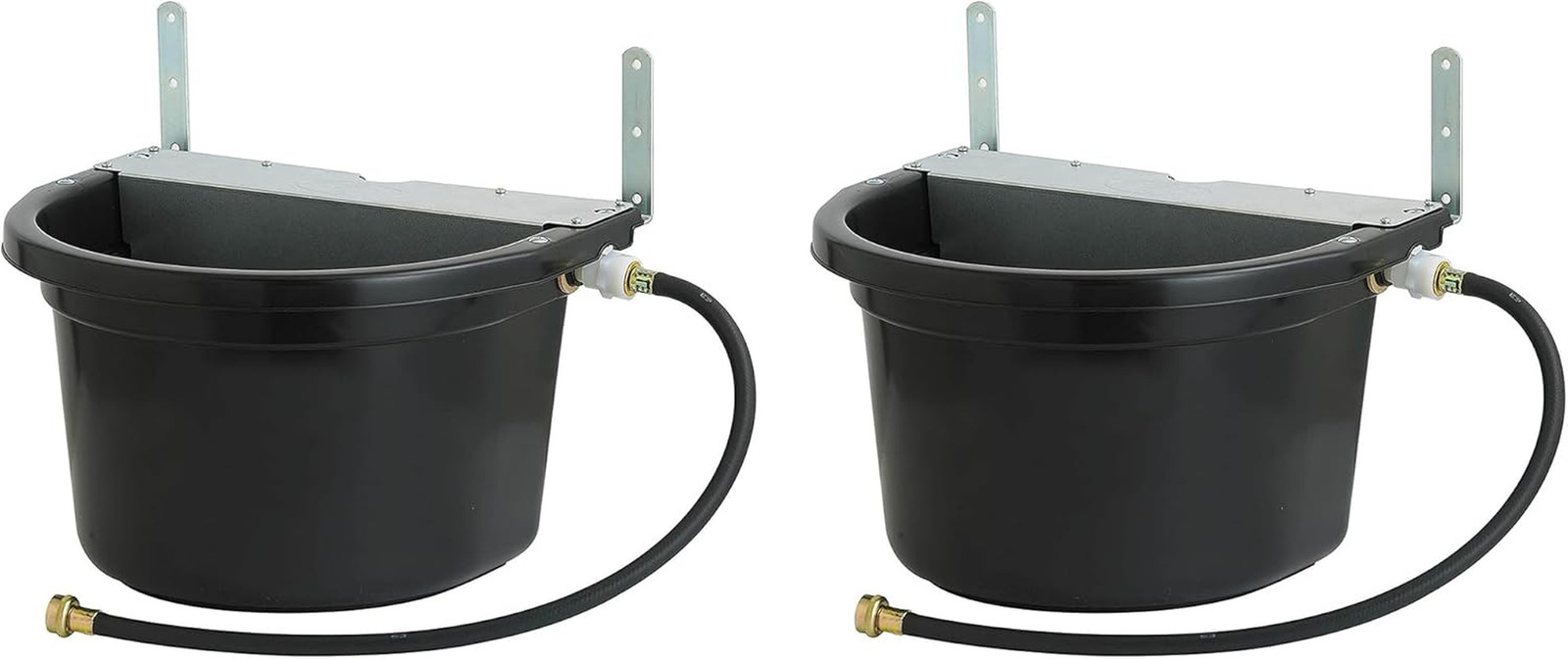 FW16MTLBLACK 4 Gallon Capacity Automatic Float Controlled Waterer Animal Horse &