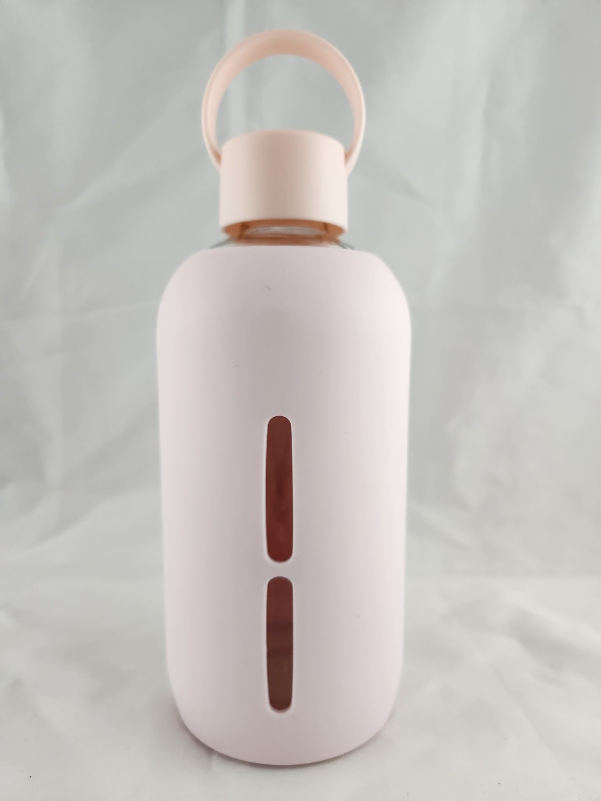 Blush Teas 19 oz On-the-Go Hydration Bottle, Pink, glasss, NEW in box
