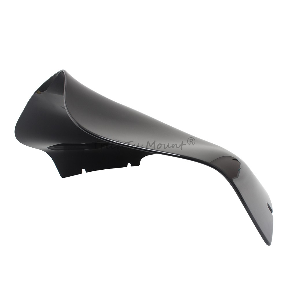 Black Wave Windshield Windscreen For Harley Road Glide FLTR FLTRX 15-2022 Black