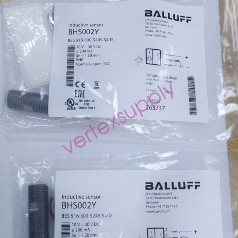 BALLUFF BHS002Y (BES 516-300-S249-S4-D)  sensors brand new.