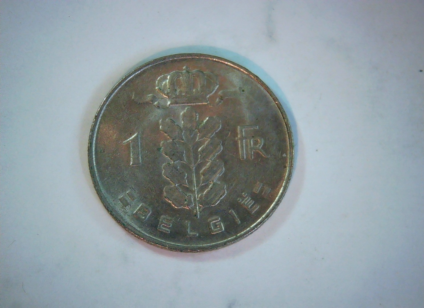 Belgium 1966 1 Franc Belgium 1 Franc (Dutch legend 'BELGIE', King Baudouin) Coin