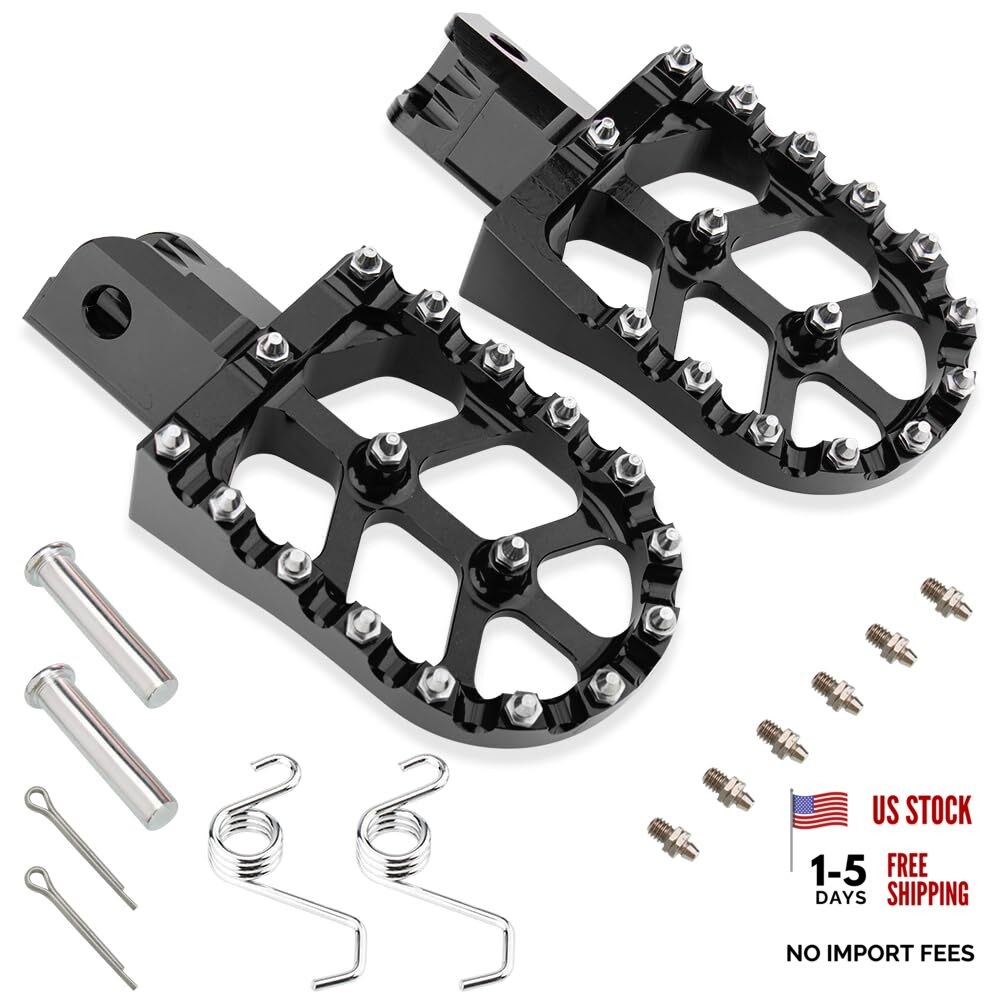 Motorcycle CNC Aluminum Foot Pegs Rests Black CRF50 70 XR50 70 110 TaoTao