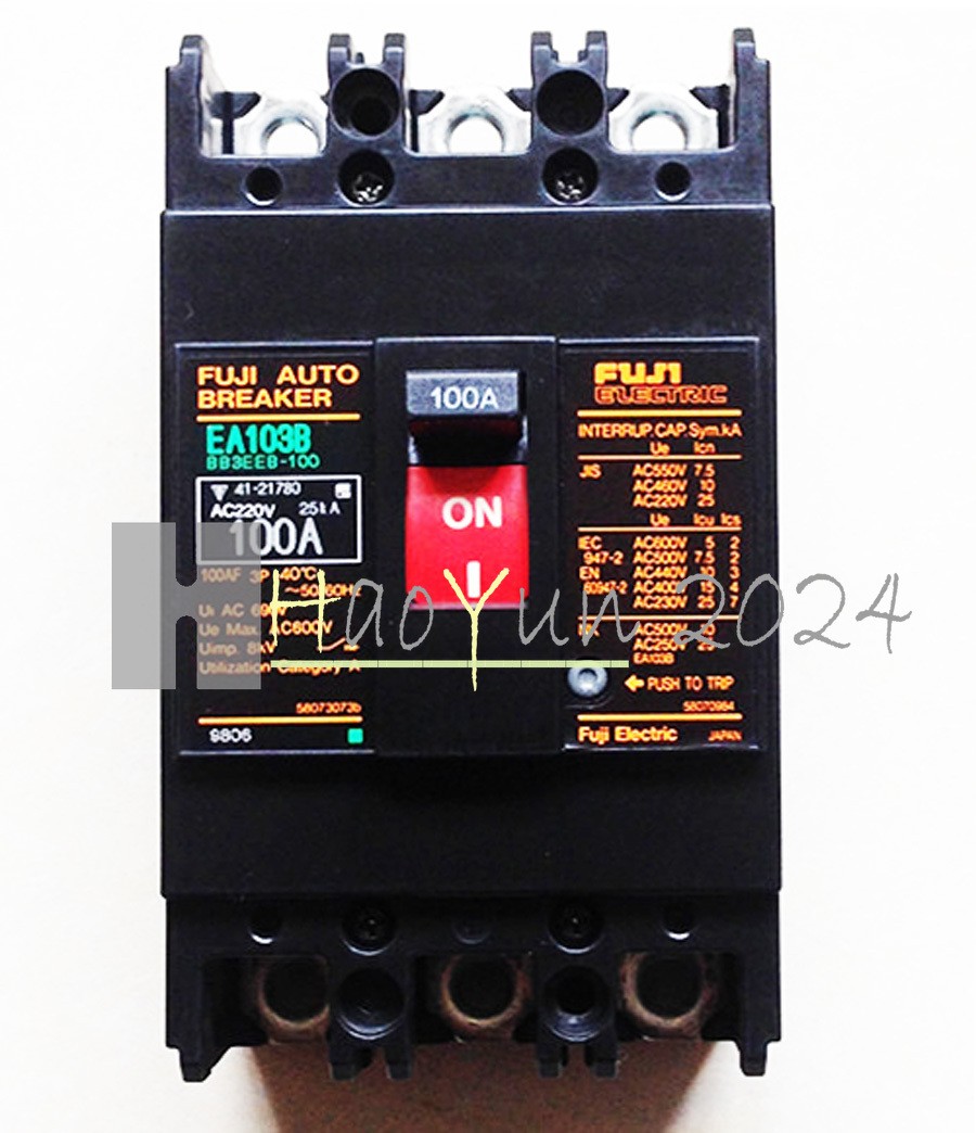 Fuji EA103B 100A Circuit breaker 3P New