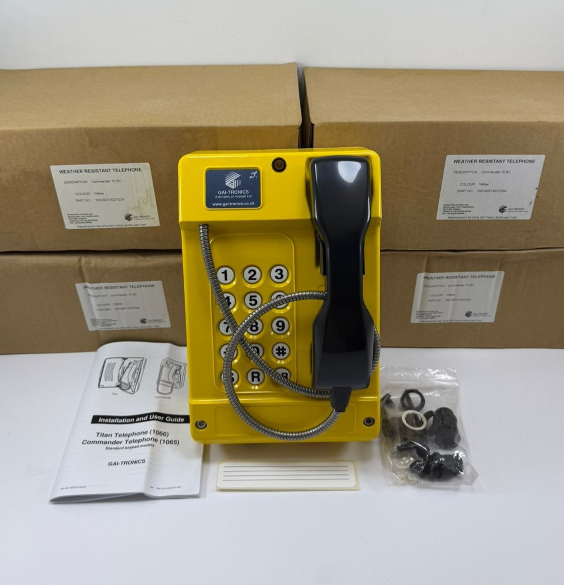 GAI-TRONICS 620-B221422122A COMMANDER 15 SC WEATHER RESISTANT TELEPHONE