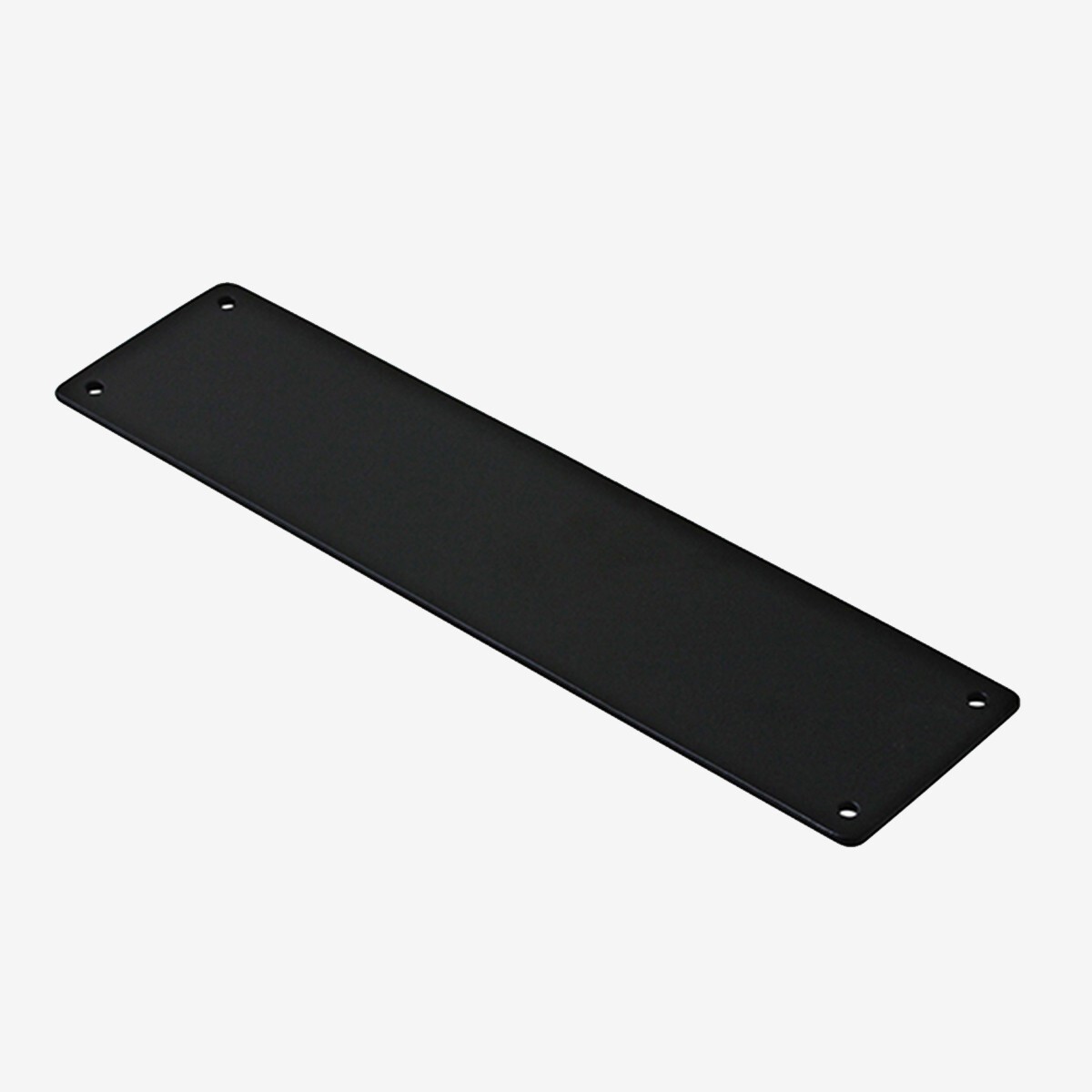 Classic Matt Black Push Plate