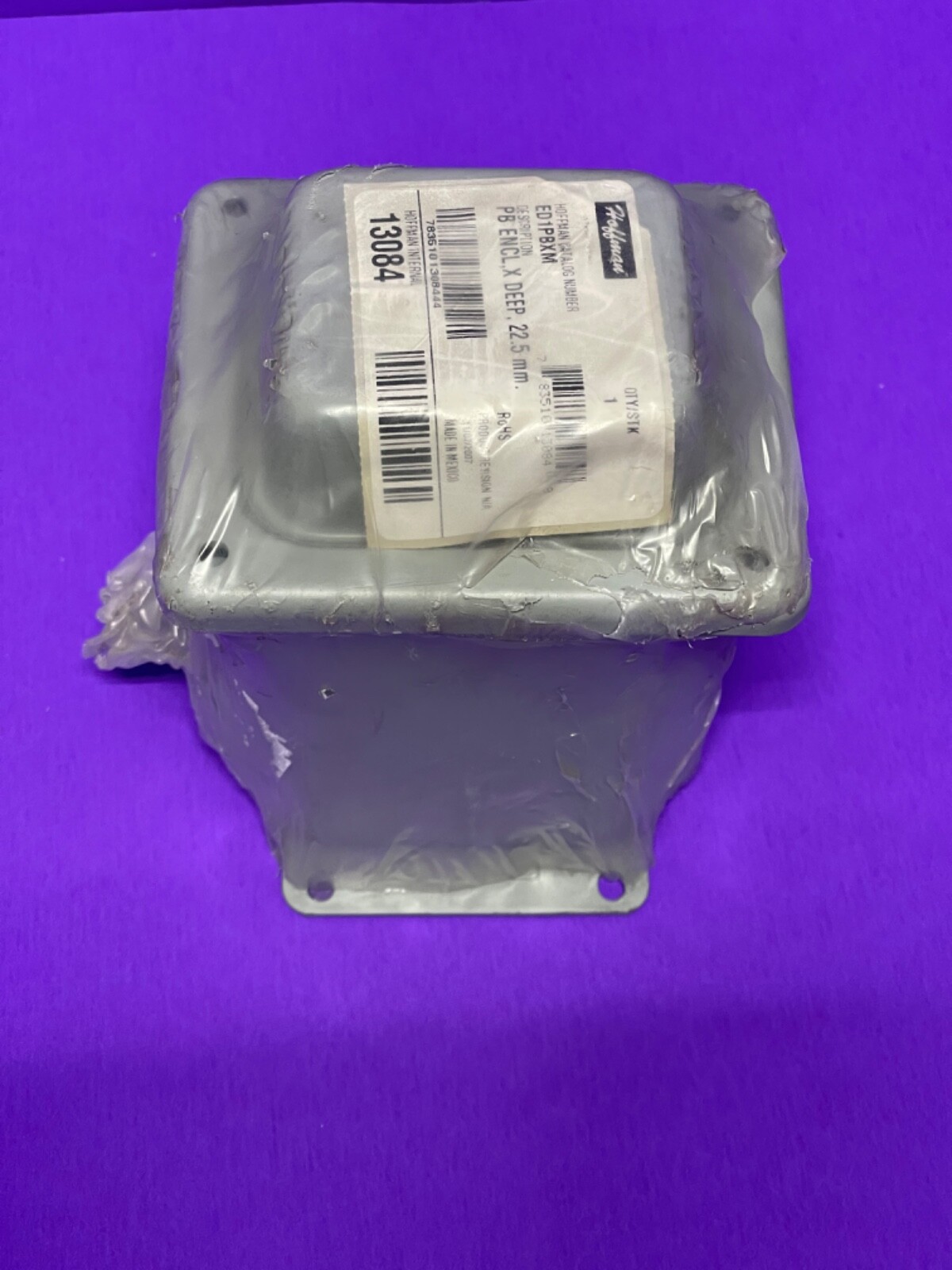 Hoffman ED1PBXM Push Button 22.5MM Enclosure