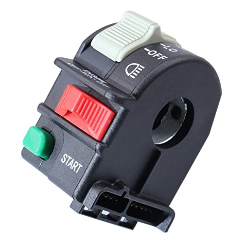 Left Start Engine Run Off Handlebar Switch HI LO Off for Polaris Predator 500