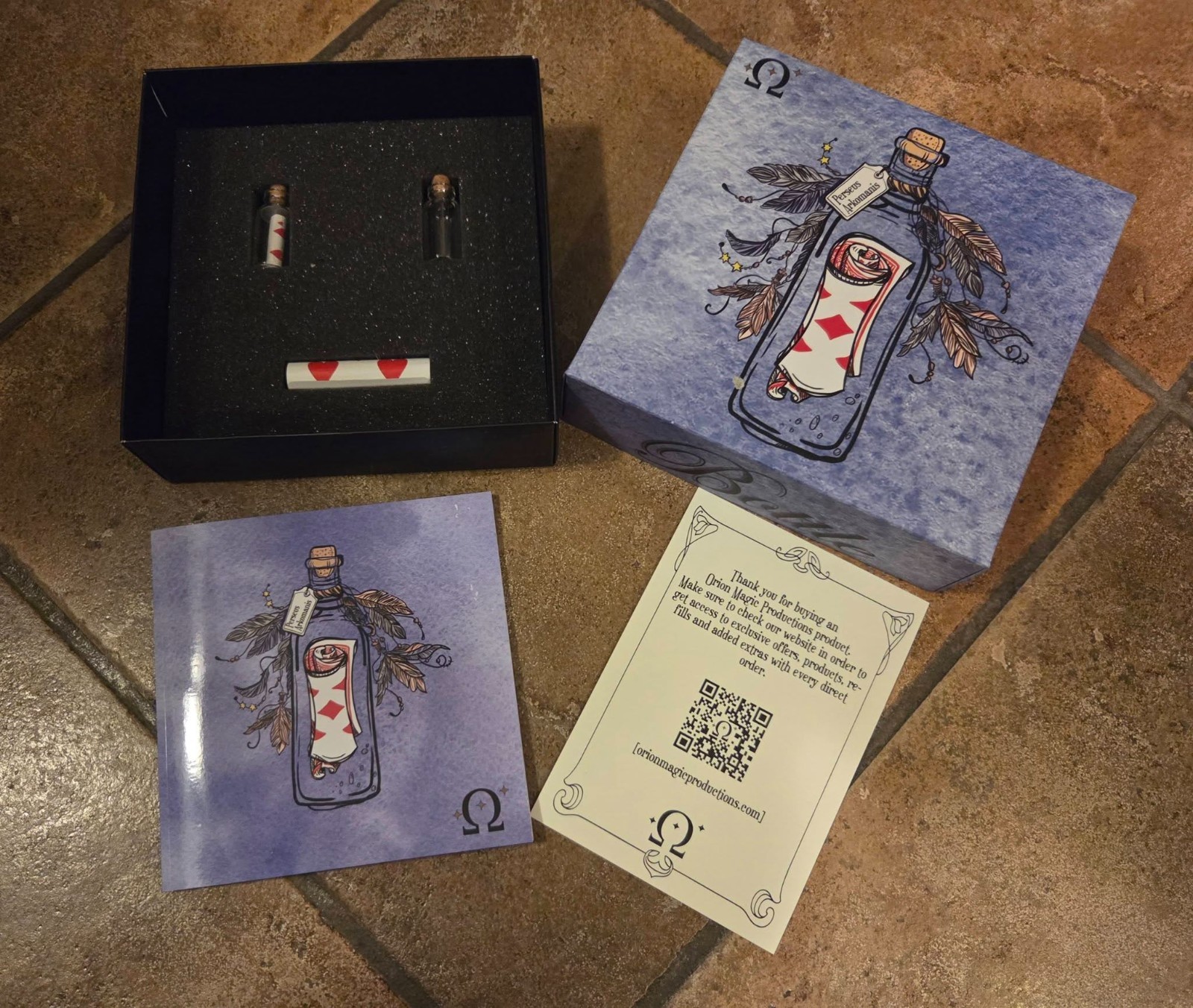 Bottle by Perseus Arkomanis Magic Mentalism Tricks