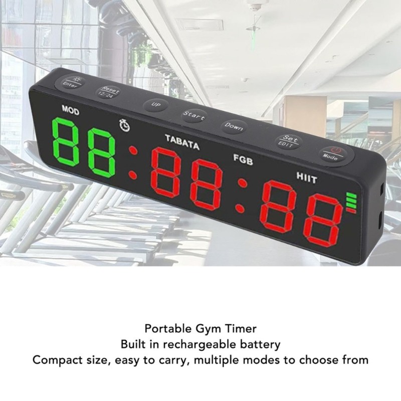 Portable Exercise Timer For Interval Workouts And Daily Use