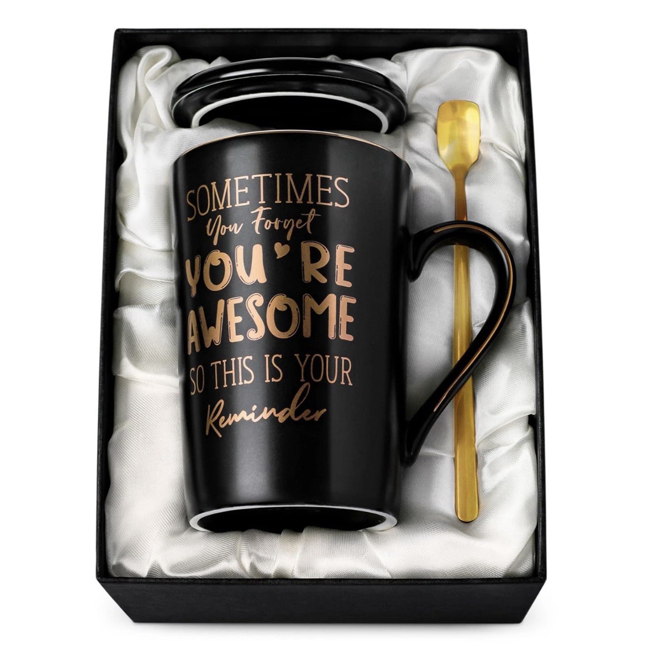 Anniversary Birthday Thank You 14 Ounces, Black - Gifts