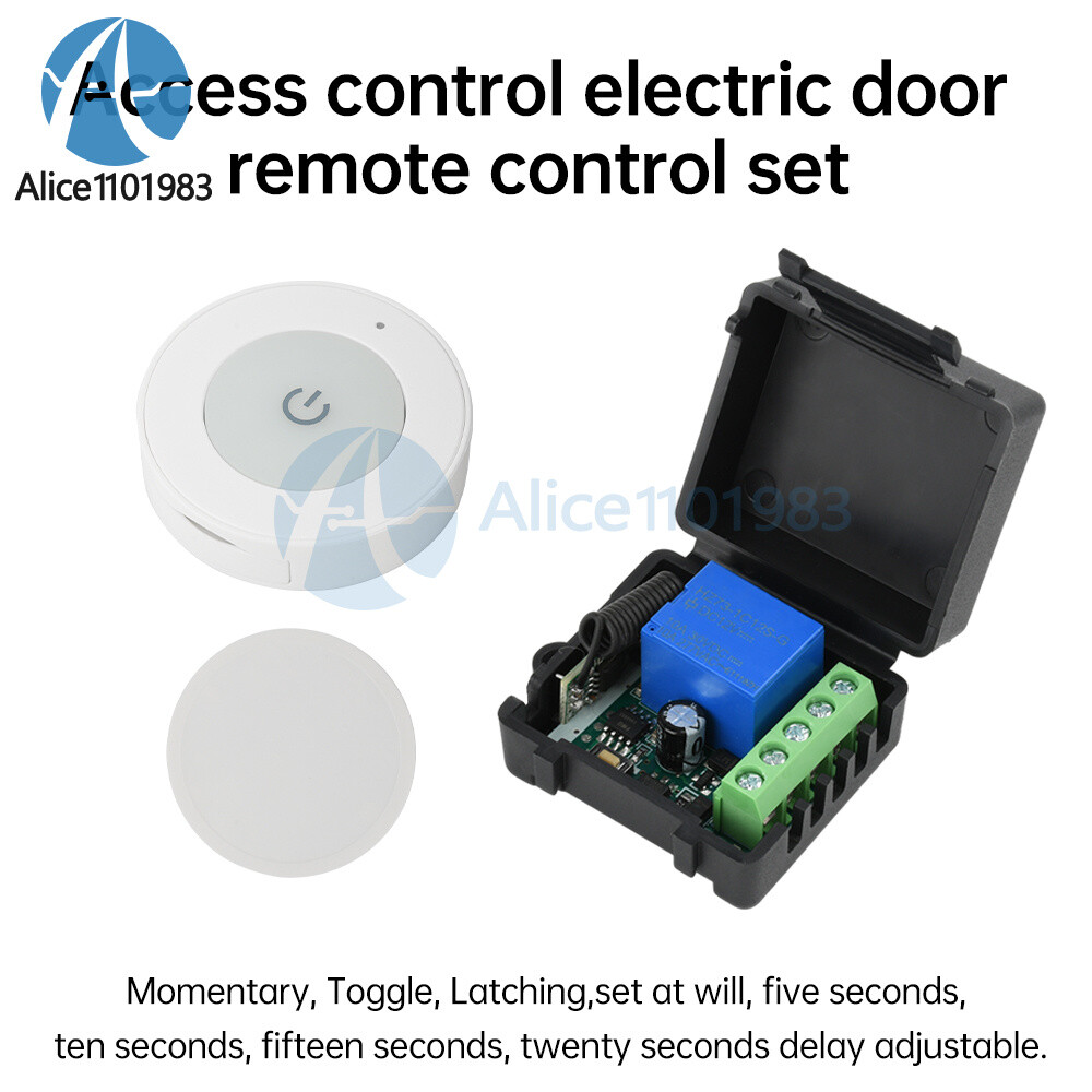433Mhz Universal Wireless Remote Control Switch DC 12V Receiver Transmitter Set