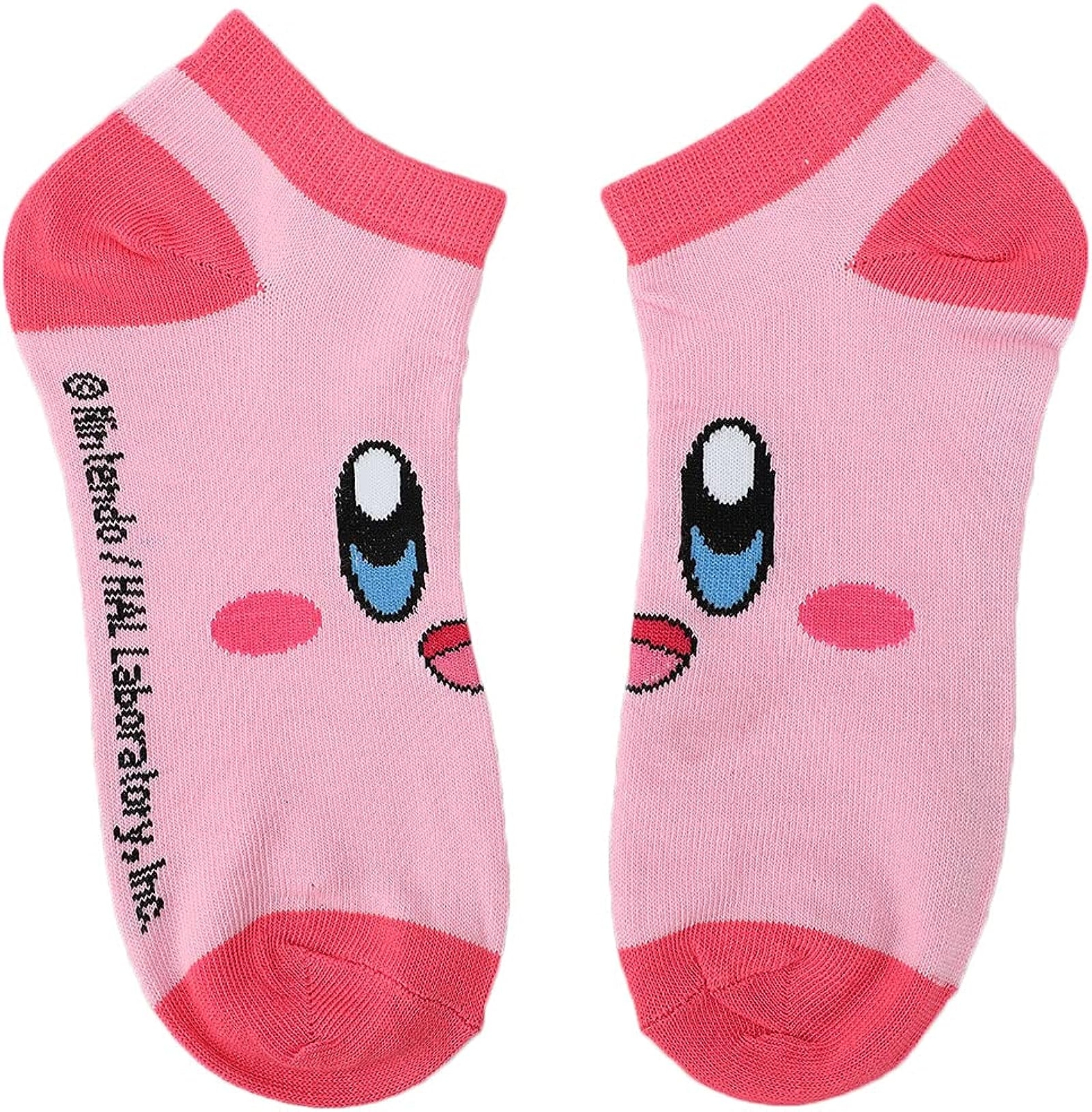 Kirby 5 Pair Ankle Socks, 9-11
