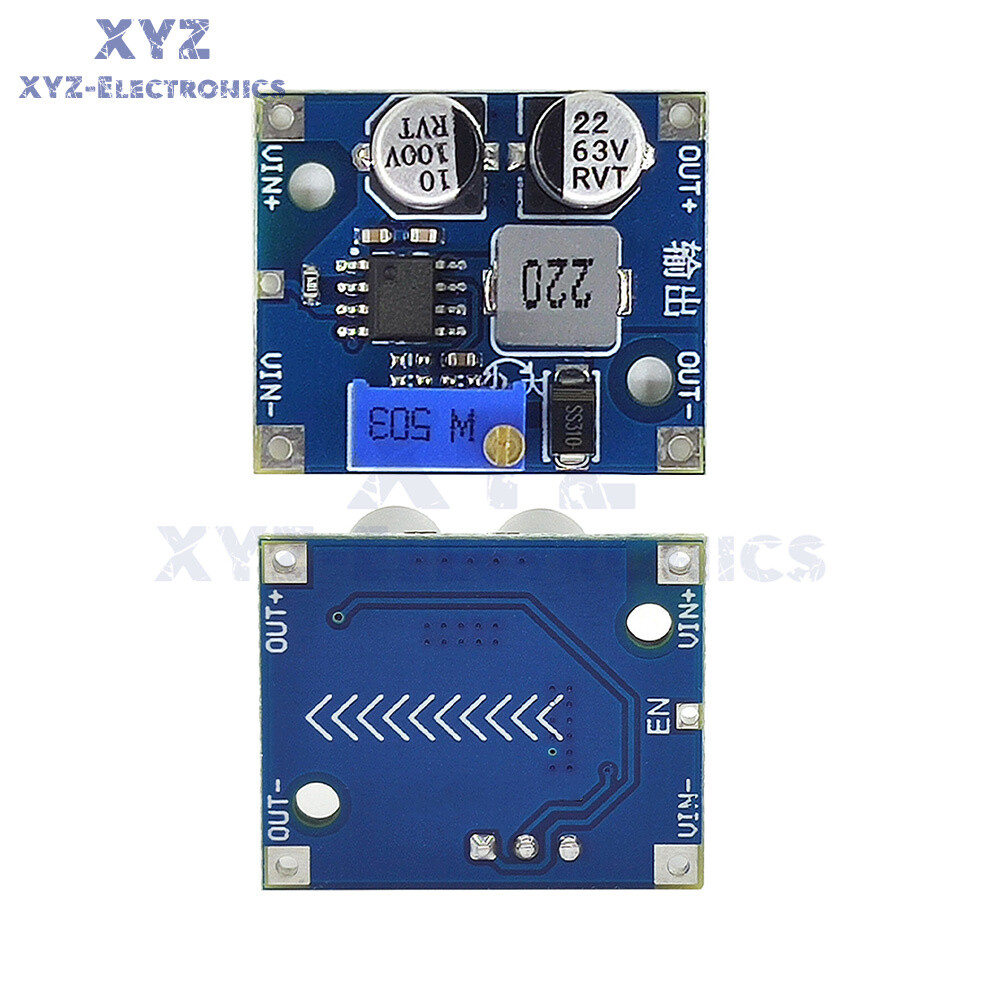 Mini DC-DC Step-Down Power Module Buck Converter 5-80V to1-62V Adjustable 1.5A