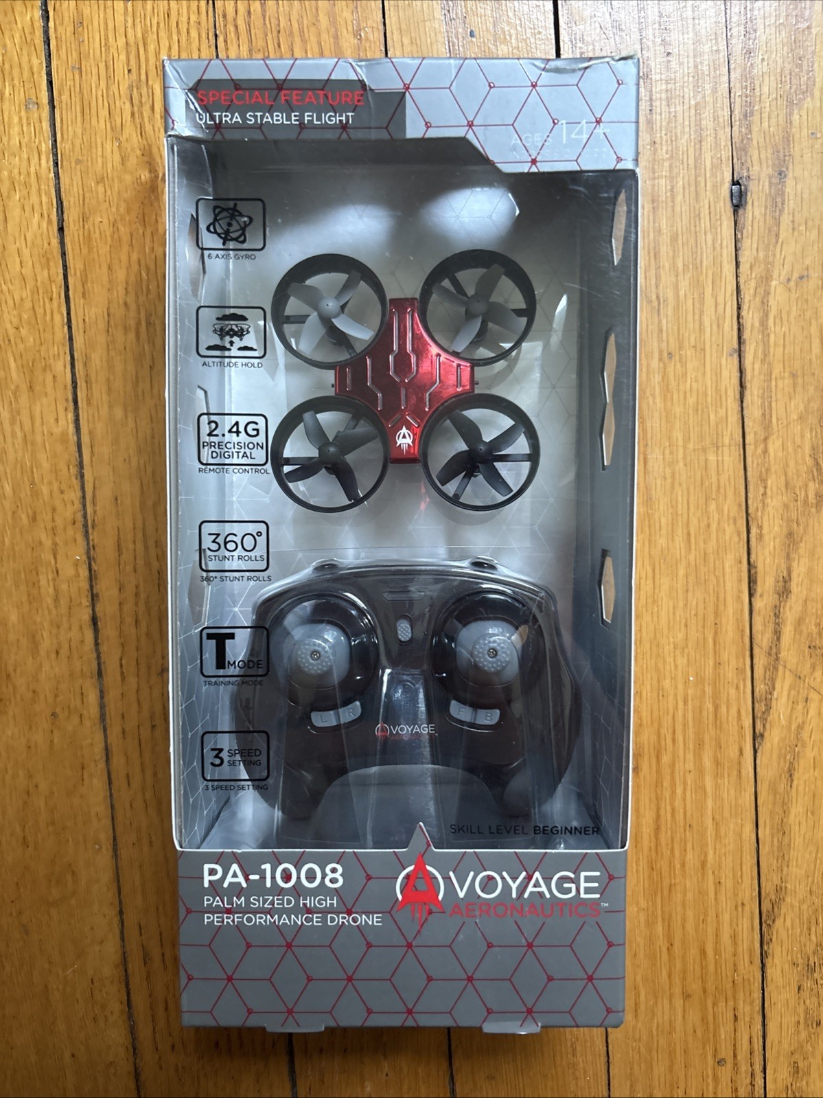 Voyage Aeronautics PA-1008 NEW High Performance 360° Drone Indoor/Outdoor