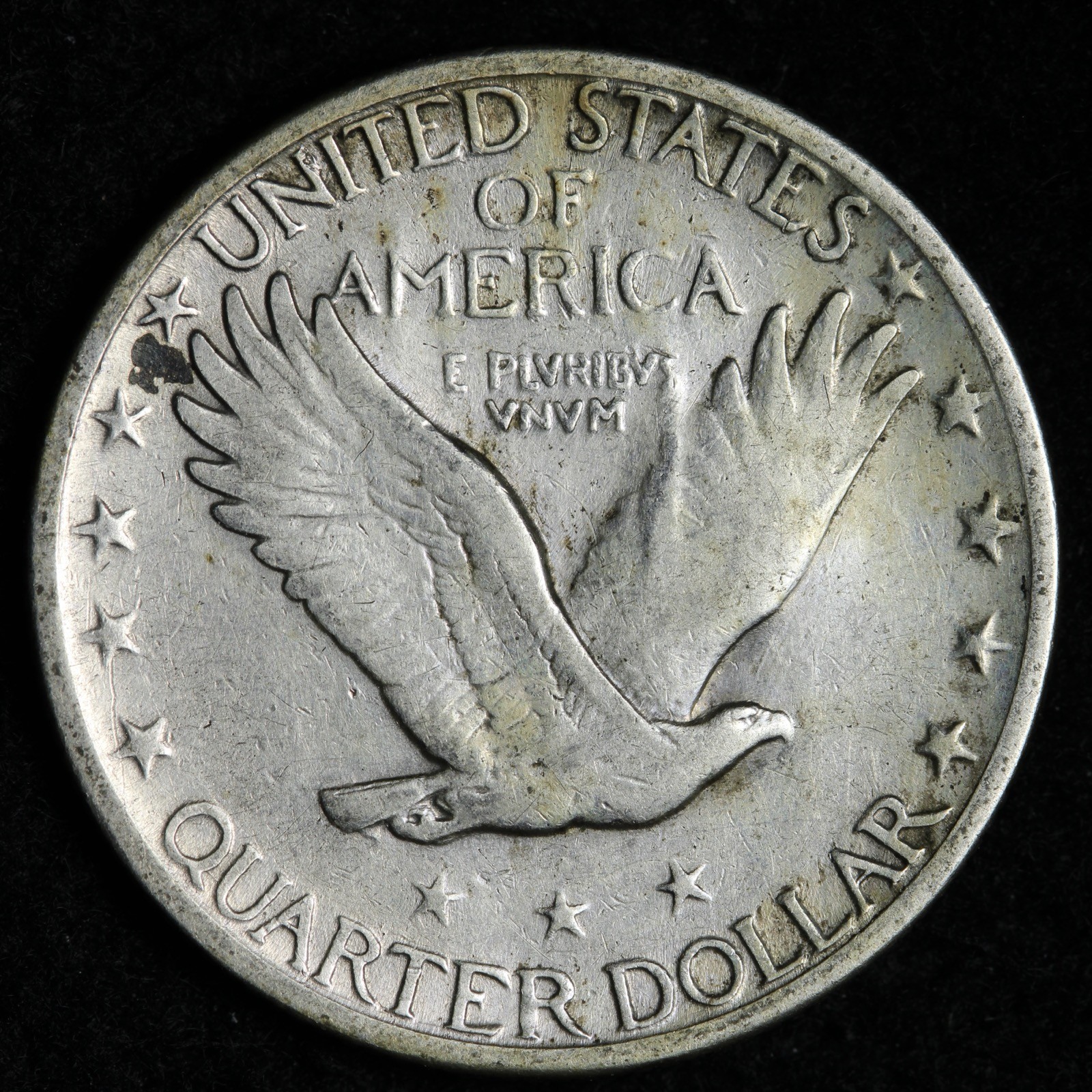 1928-S Standing Liberty Silver Quarter VF+ E283 GJDS