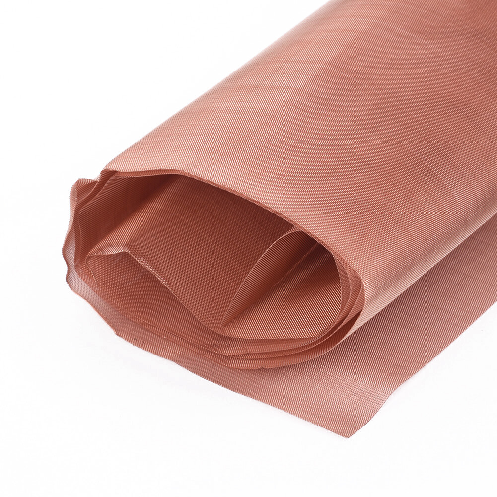 80 Mesh 200 Microns Copper Woven Wire Filter Sheet Screen 12X36" Practical Stock