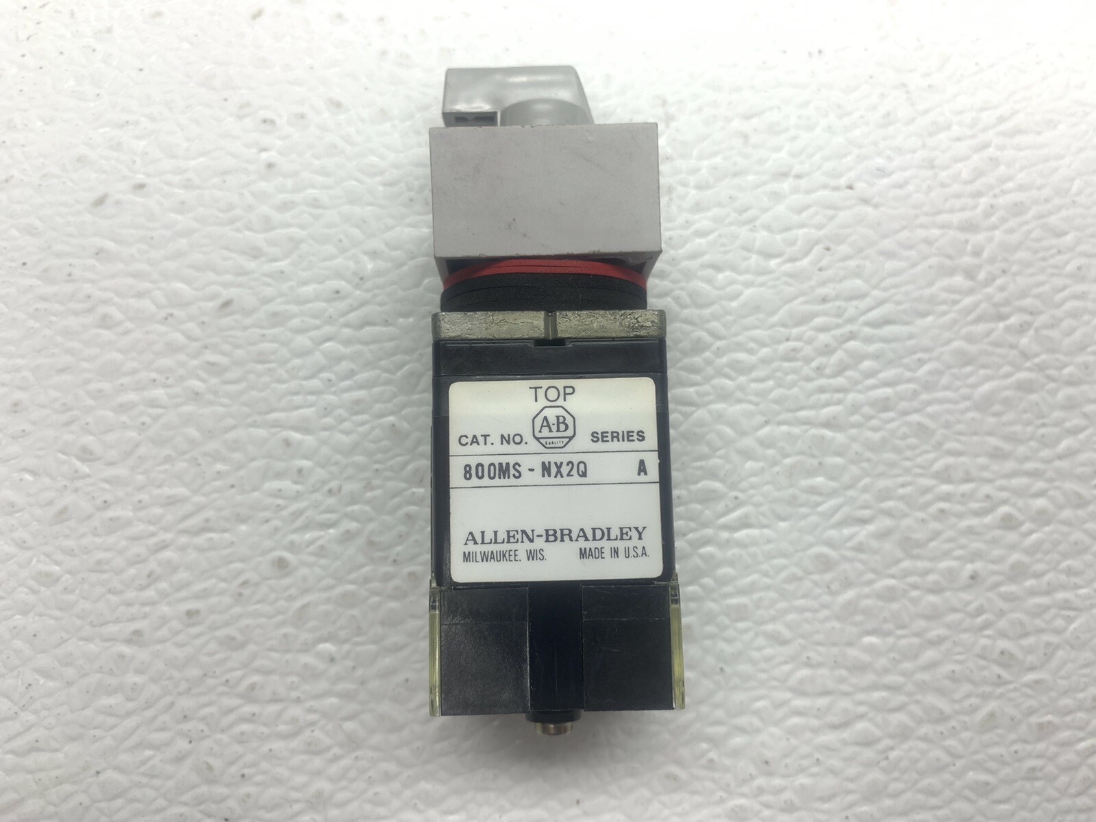 NEW ALLEN-BRADLEY 800MS-NG2QB 4-POSITION SQUARE SELECTOR SWITCH 2NO 2NC CONTACTS