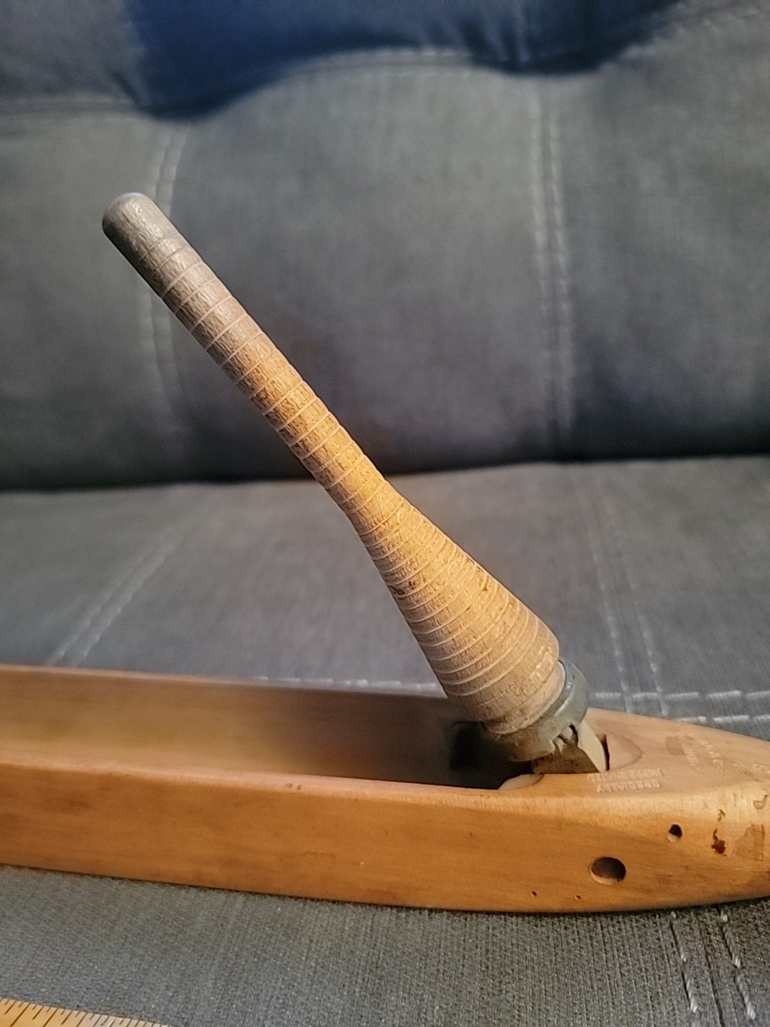 Wooden Boat Shuttle Weaving Loom Tool Vintage.