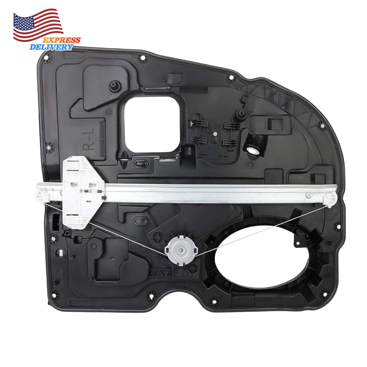 Rear Left Driver Side Electric Power Window Regulator with Motor for Dodge Ram